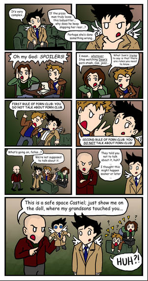 cartoon porn talk - Cas vs Porn by *blackbirdrose on deviantART